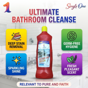 single one bathroom cleaner