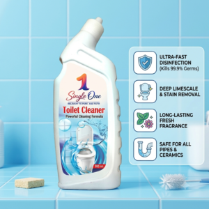 single one toilet cleaner (500ml) – powerful formula