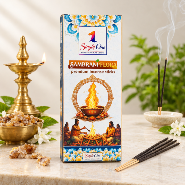 sambrani flora incense ritual display 2